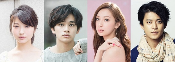 主演の2人と北川景子さん、小栗旬さん