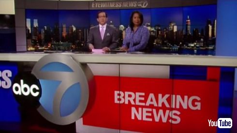 誤報を流したWABC-TV