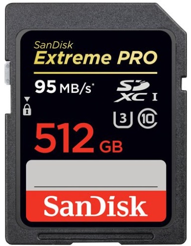 SDXCカード SanDisk サンディスク 512GB