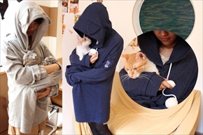 デカぽっけにゃんガルーパーカー