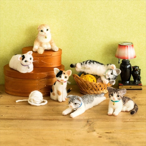 ニードルフェルトにゃんこ