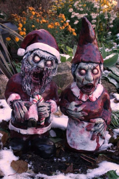Etsy ガーデン オーナメント 庭 置物 ノーム 小人 ゾンビ