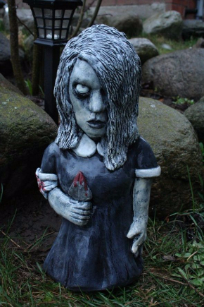 Etsy ガーデン オーナメント 庭 置物 ノーム 小人 ゾンビ