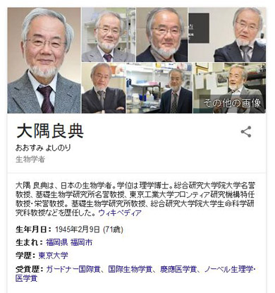 ノーベル医学・生理学賞