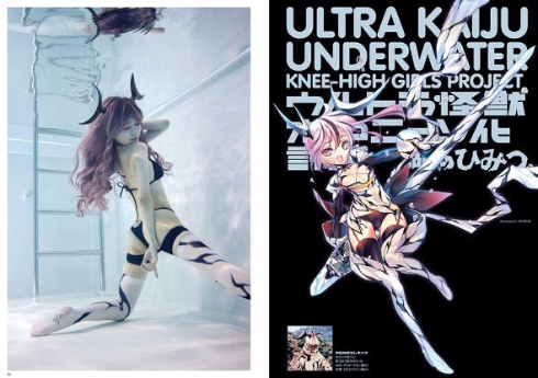 ウルトラ怪獣水中ニーソ化計画 水中ニーソ ウルトラマン 怪獣 写真集