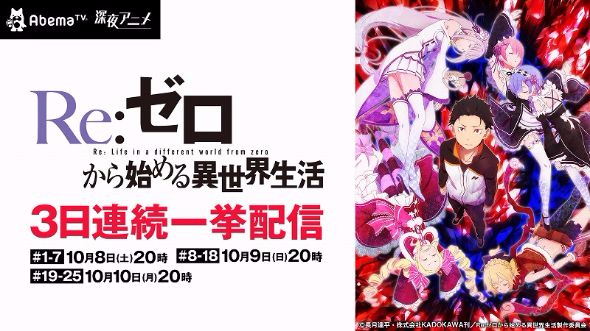 Re:ゼロから始める異世界生活　一挙