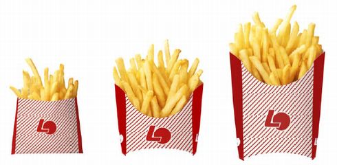 ロッテリアのポテト全品半額