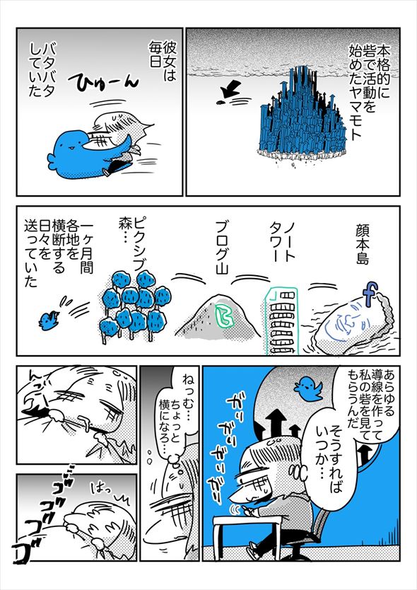 「アオイトリデ」（やまもとありさ）