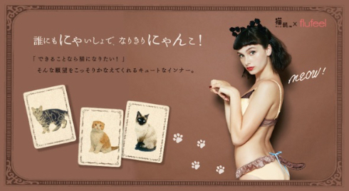 フェリシモ猫ランジェリー
