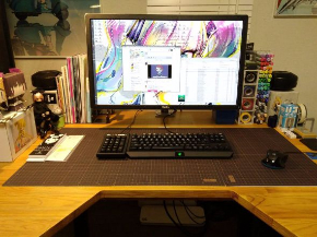 自作 液タブ デスク 机 DIY TAQRO