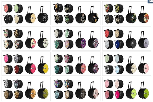 キャリーバッグ　丸型