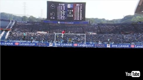 サッカー自由視点映像