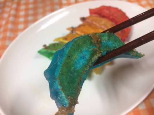 レインボー 虹 7色 ギョーザ