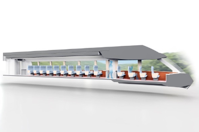 伝統の展望車両はさらに見はらしよく