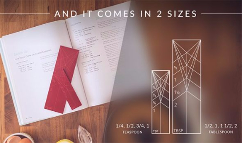 Polygons Kickstarter 計量スプーン 板 折り紙 変形 4in1