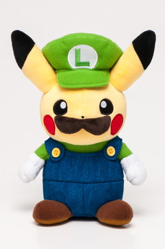 ぬいぐるみ　ルイージピカチュウ
