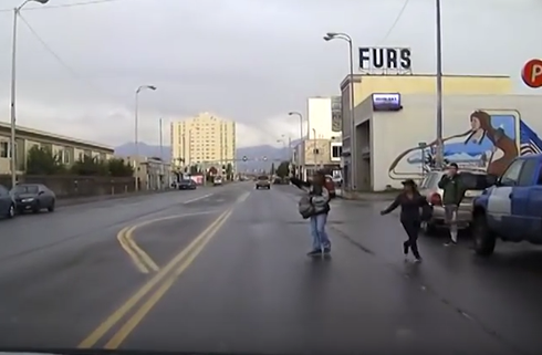 アンカレッジでクマ