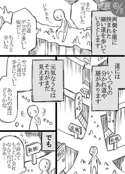 元気な時にはまだ選択肢を視野に入れることが出来る