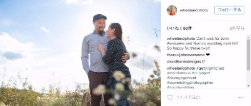 メタルバンド カップル 写真 結婚 婚約 撮影