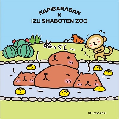 カピバラの露天風呂