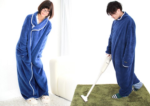 はだけない着る毛布