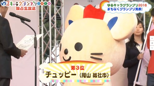 ゆるキャラグランプリ2016 しんじょう君