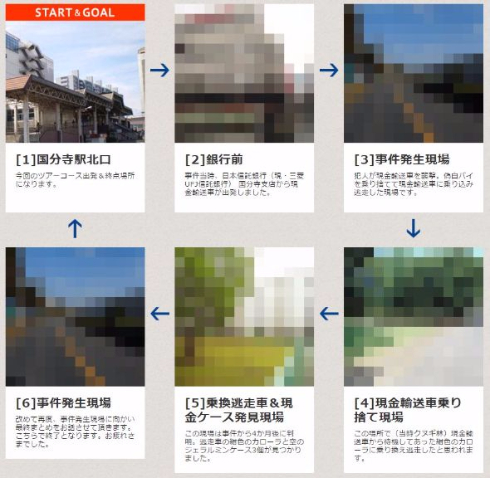 三億円事件ツアー タクシー 三和交通