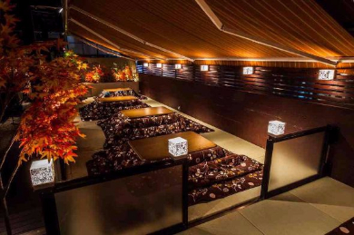 テラス こたつ 鍋 屋外 バネバグース 赤坂見附店