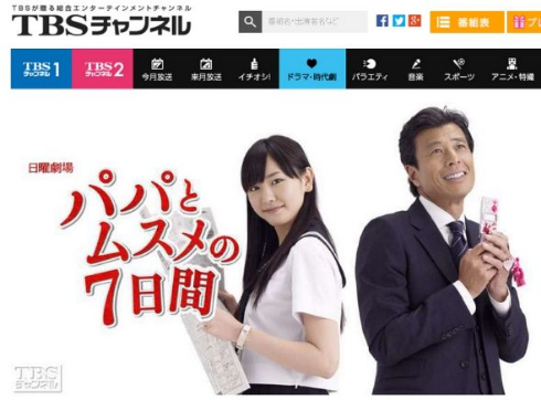 「パパとムスメの7日間」紹介サイト