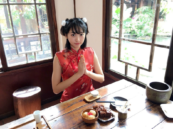武田玲奈チャイナドレスグラビアオフショット
