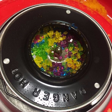 わたあめ カラフル ゴミボコリ 失敗 埃