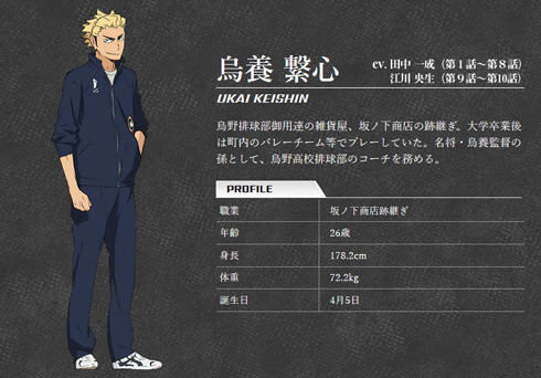 ハイキュー!! 烏養繋心