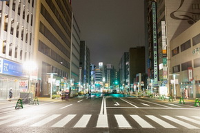 博多陥没道路復旧