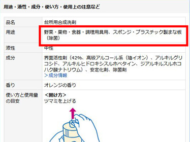 食器用洗剤で野菜洗うのはアリ？