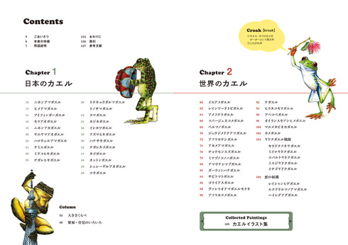 カエル図鑑 Croak! 世界の不思議なカエル 黒川宇吉 Twitter 書籍化