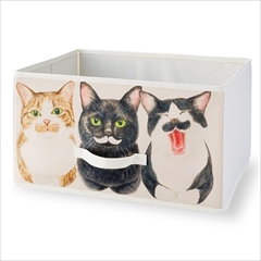香箱座り猫の収納ボックス