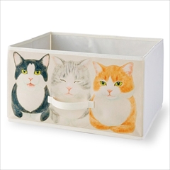 香箱座り猫の収納ボックス