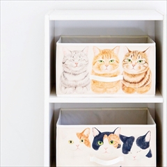 香箱座り猫の収納ボックス