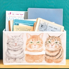 香箱座り猫の収納ボックス