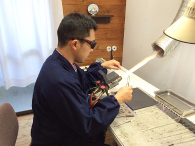 ガラスペン 哲磋工房 魔法使い 星の小夜曲