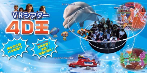VRシアター 4D王 タイトーステーション セブンパークアリオ柏店 360度 スクリーン