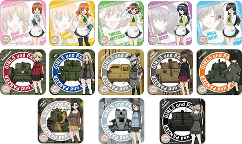 セガコラボカフェ ガールズ＆パンツァー　劇場版 ノベルティ コースター