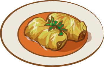 紫ロールキャベツ