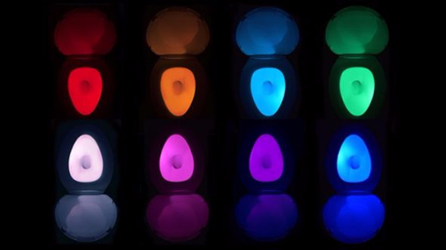 トイレ 便器 ライト IllumiBowl クラウドファンディング