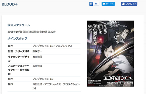 朗読劇「BLOOD+　彼女が眠る間に」