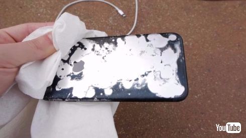 iPhone 7 世界最強の酸 フルオロアンチモン酸 検証 動画 YouTube