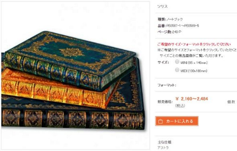 Paperblanksノートブック3冊