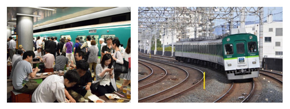 中之島駅ホーム酒場