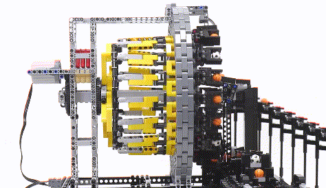 レゴで波動歯車装置型の玉運び装置を制作した猛者が現る