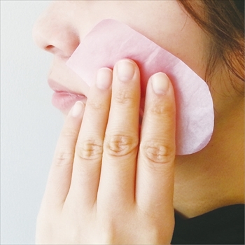 猫の舌のあぶらとり紙